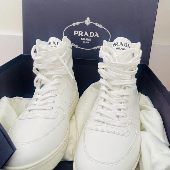 Prada Triangle Logo - High Top sneakers - Picture 2 of 3